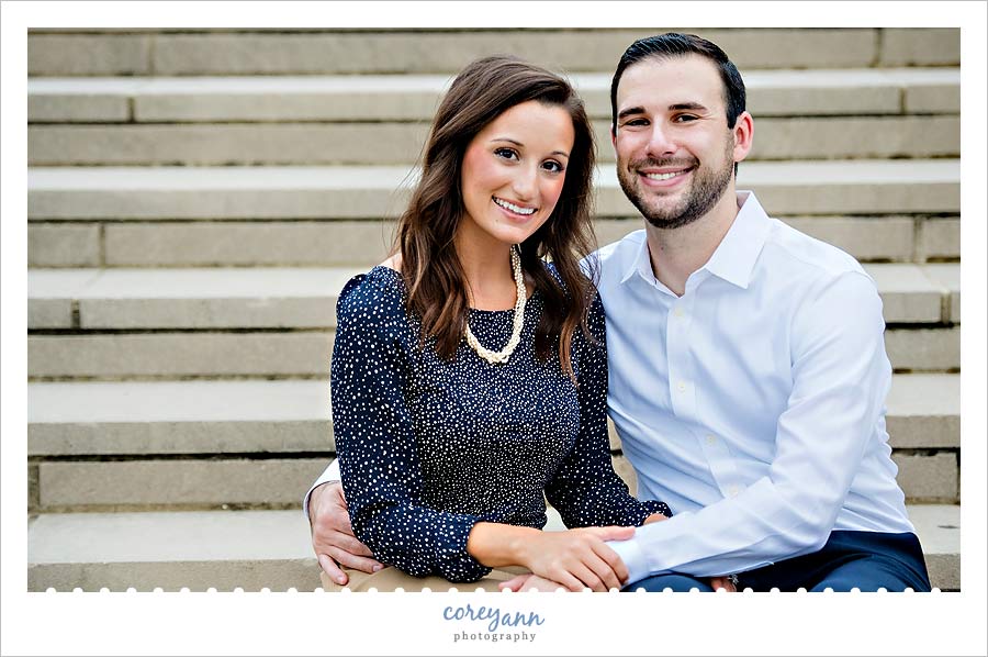 ault park ohio engagement session