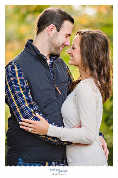 October engagement session in cincinnati