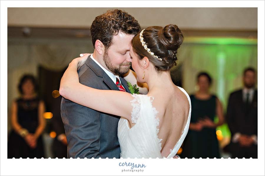 first dance at wedding reception at amarante's  Sea Cliff