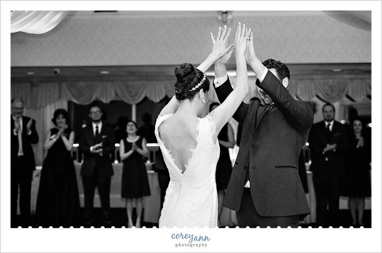 high five after first dance in new haven, ct