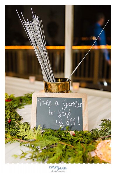 sparklers for wedding reception exit