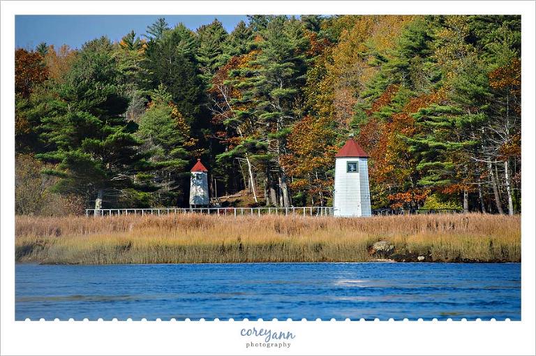 Doubling Point Range Lights in Maine