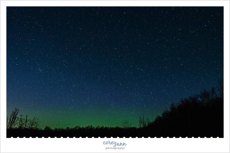 Northern Lights in Northeast Ohio at Observatory Park
