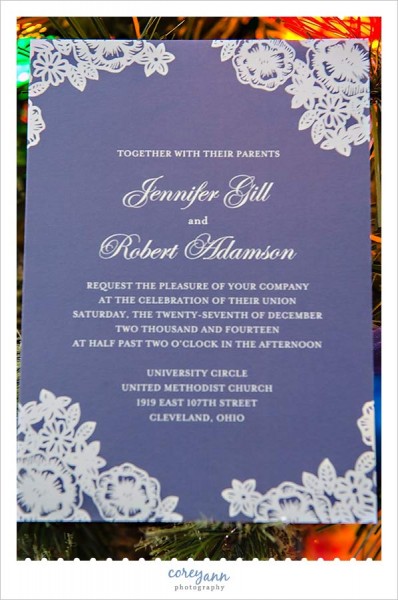 minted wedding stationery blue and white
