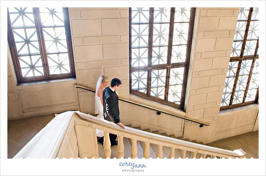 wedding at stambaugh auditorium in youngstown