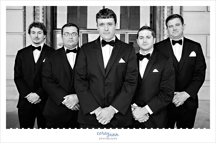 groomsman casual portrait in ohio