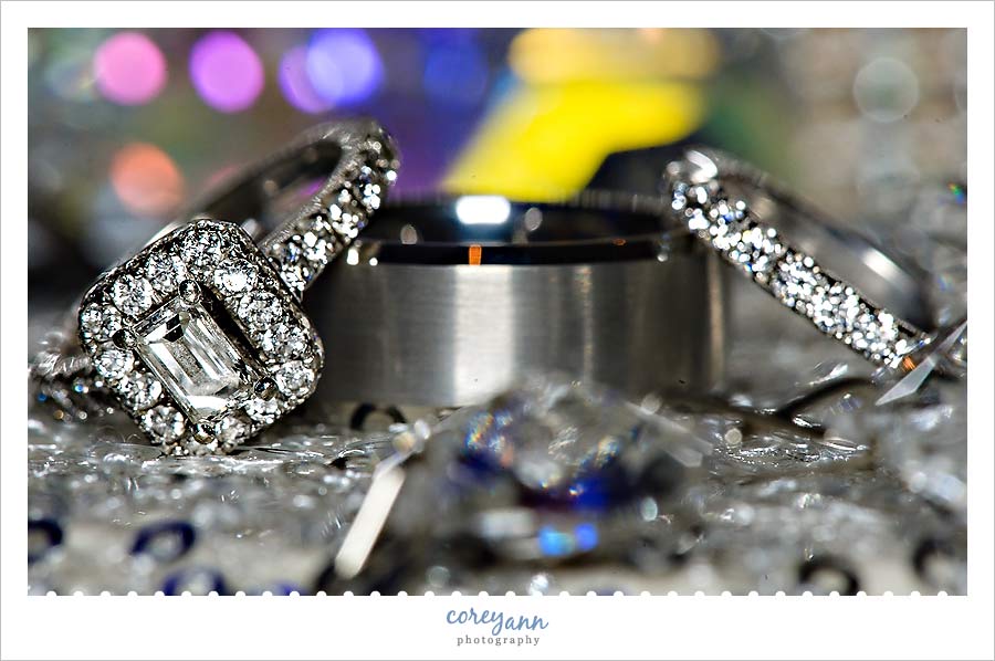 creative wedding ring shot