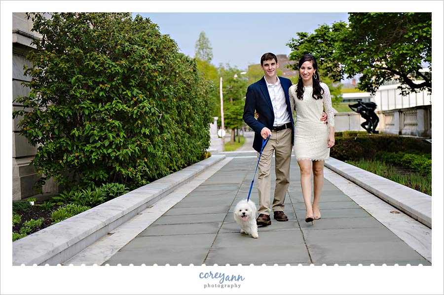 pet engagement session