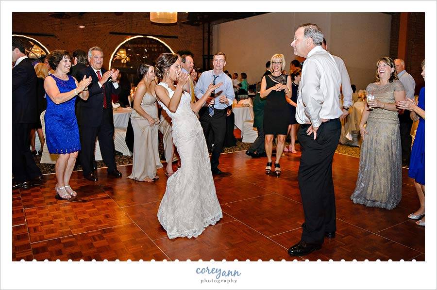 wedding reception in downtown cleveland ohio