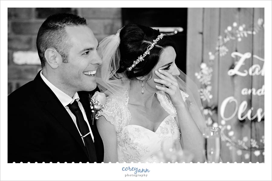 wedding reception at orchard hills center