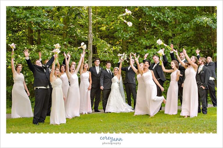 bridal party fun picture
