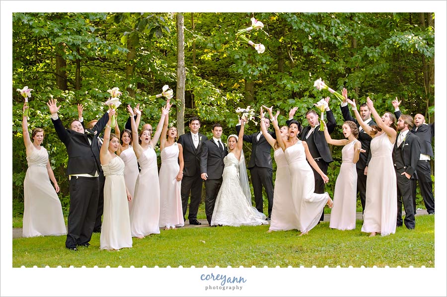 bridal party fun picture