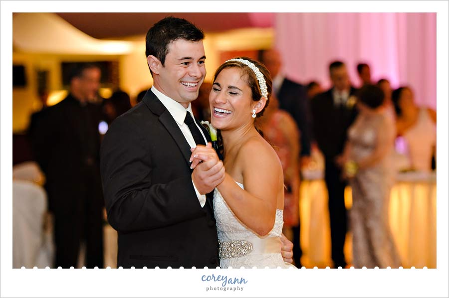 wedding reception at lamalfa in mentor ohio