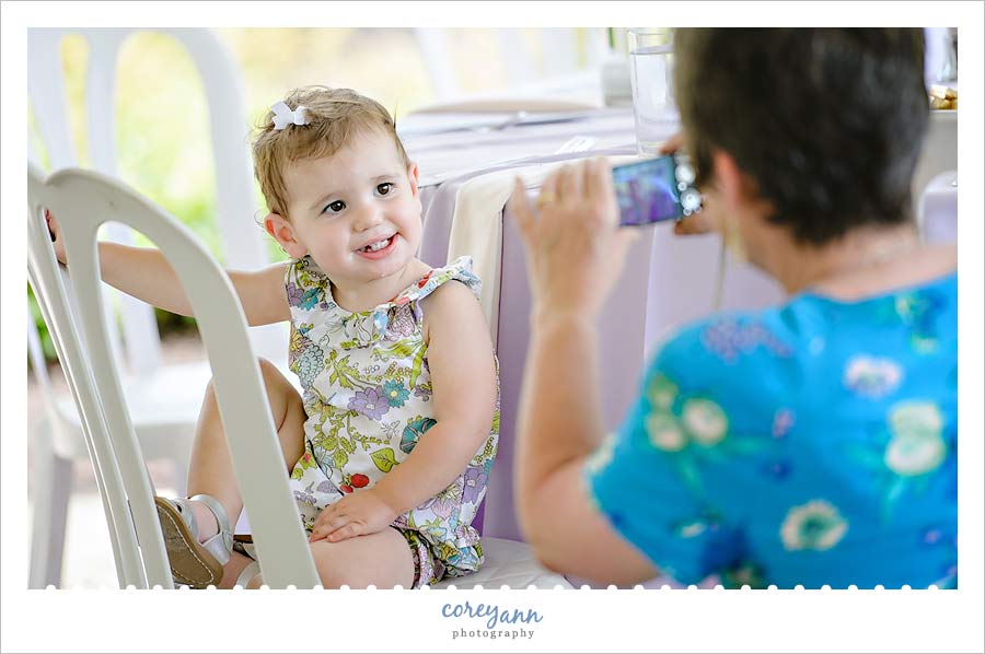 toddler posing for picture