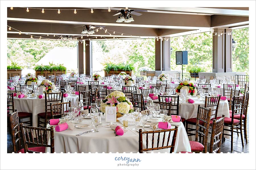 wedding reception at mayfield sand ridge club