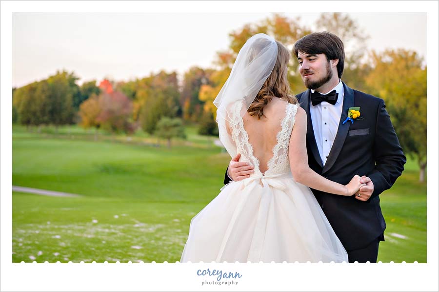 wedding portrait at silver lake country club
