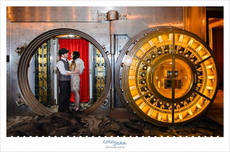 Engagement Session at The Vault Nightclub in Cleveland with Karen and Rob