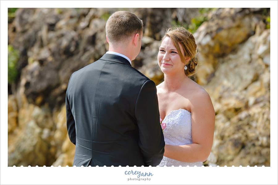 intimate wedding ceremony on st thomas