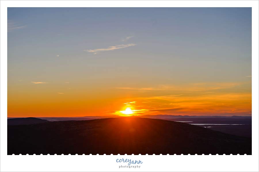 Cadillac Mountain Sunset 