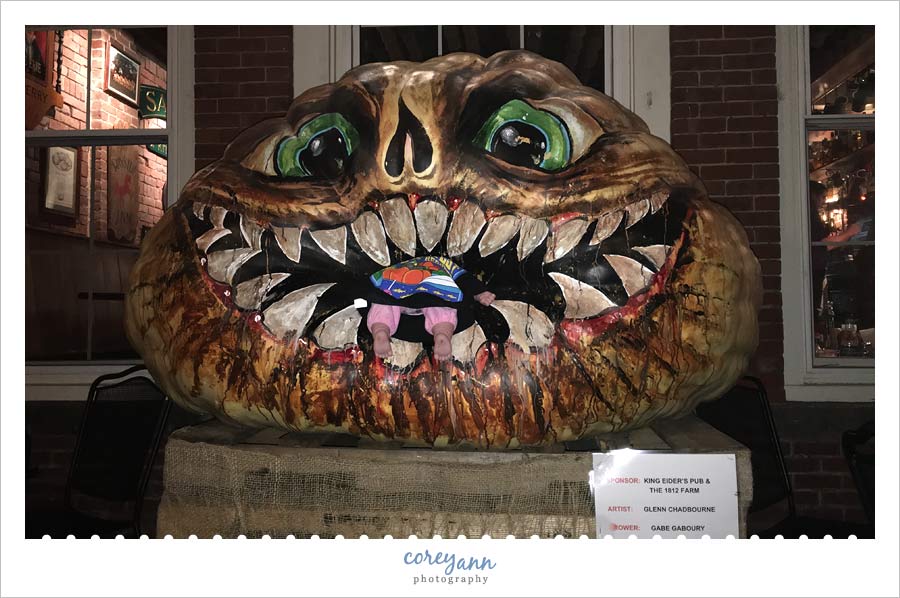 King Eiders Pub in damariscotta Maine Pumpkin