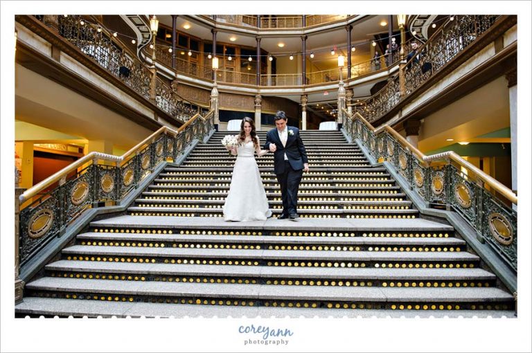 Wedding Reception Grand Entrance at the Hyatt Regency in Cleveland