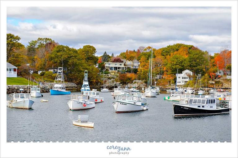 Lobster Boats docked in Perkins Cove