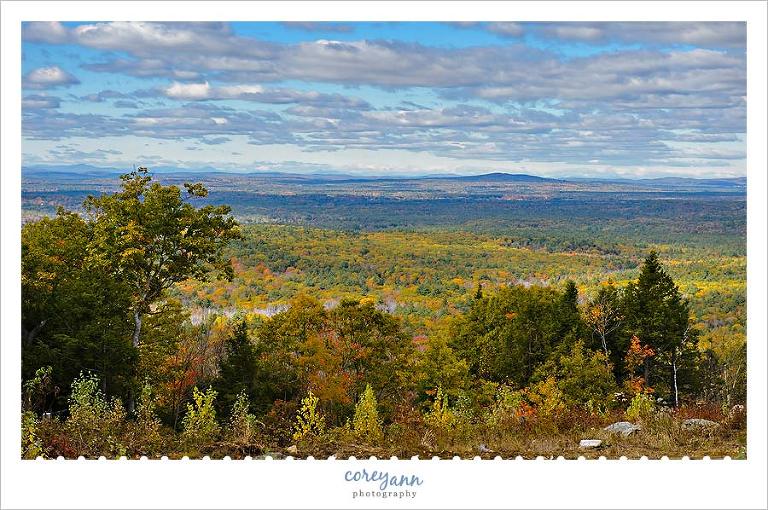 Mount Agamenticus in October in York, Maine