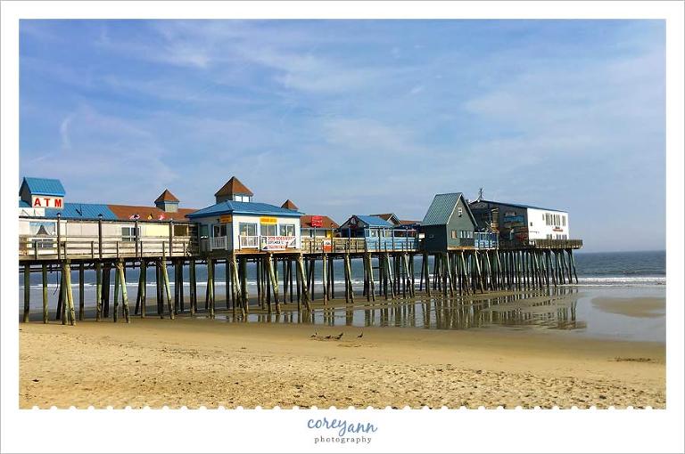 Old Orchard Beach Pier in Maine
