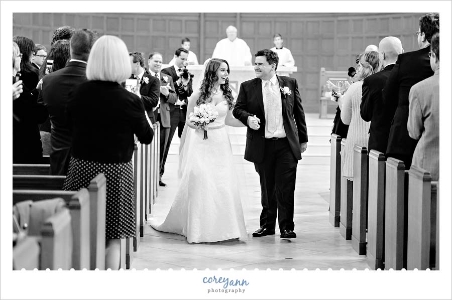 Wedding Ceremony at St. Christopher Catholic Church