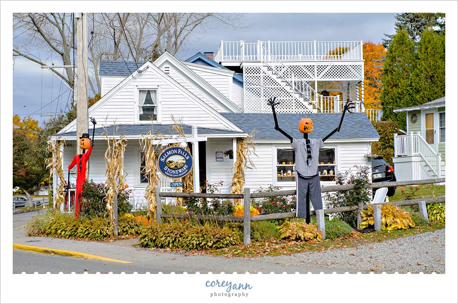 Salmon Falls Stonewear Scarecrow Entry in Ogunquitfest