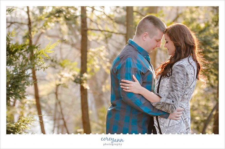 Engagement Portrait at Fellows Riverside Garden