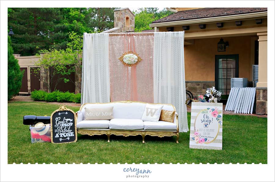 Selfie Station at Wedding