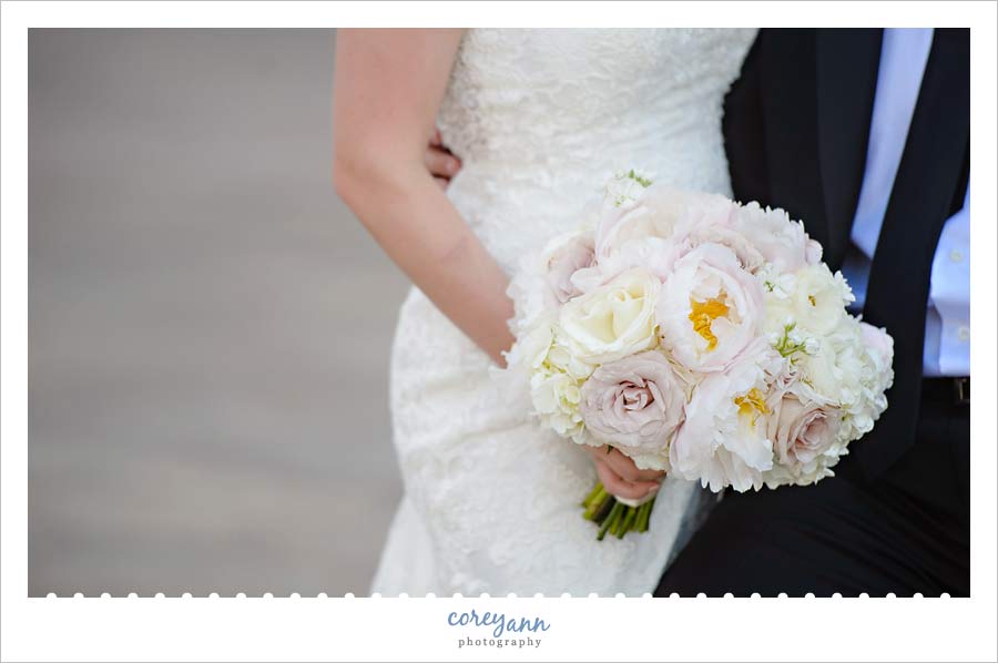 Wedding Bouquet by the Budding Tree