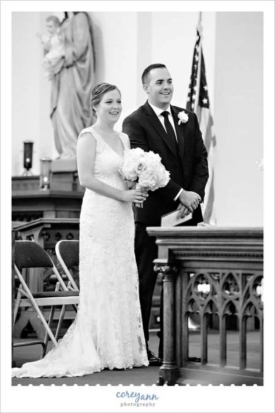 Wedding Ceremony at Holy Trinity in Avon, Ohio