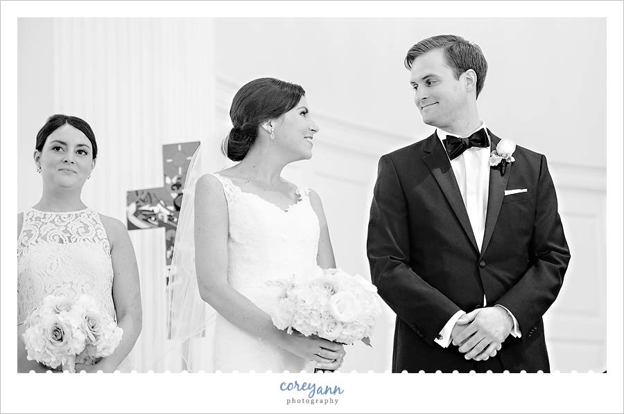 Wedding Ceremony at Church of St Dominic in Shaker Heights, Ohio