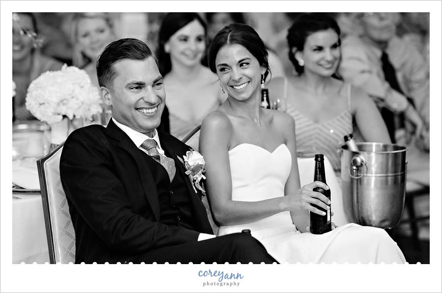 best man toast at wedding reception in canton ohio