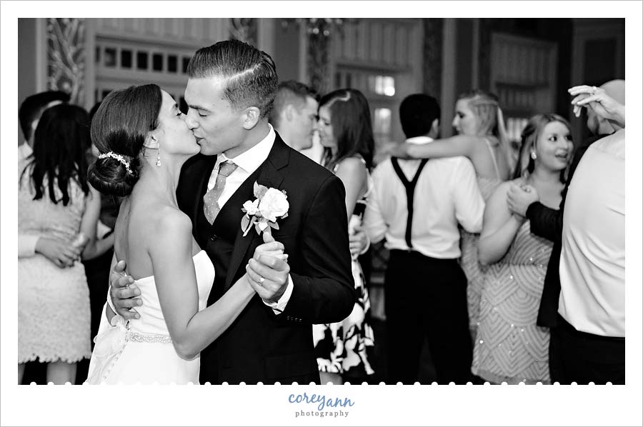 wedding reception at brookside country club