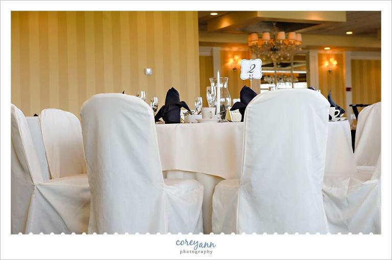 Black and White Wedding Reception at the Crowne Plaza Independence