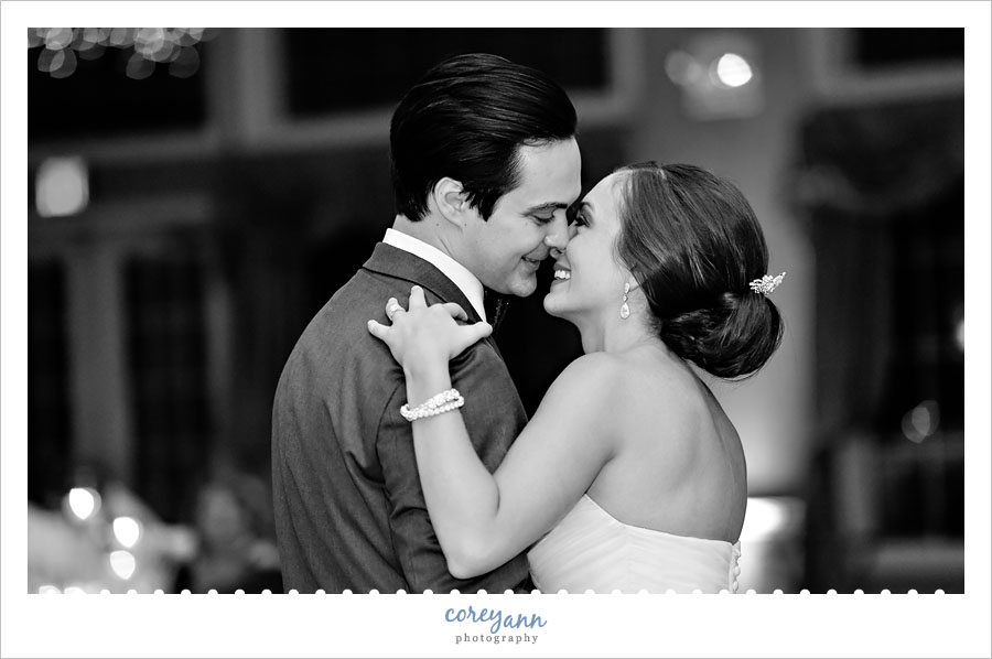 First Dance at Weymouth Country Club wedding reception