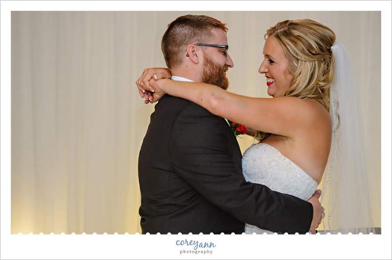 First Dance during wedding reception
