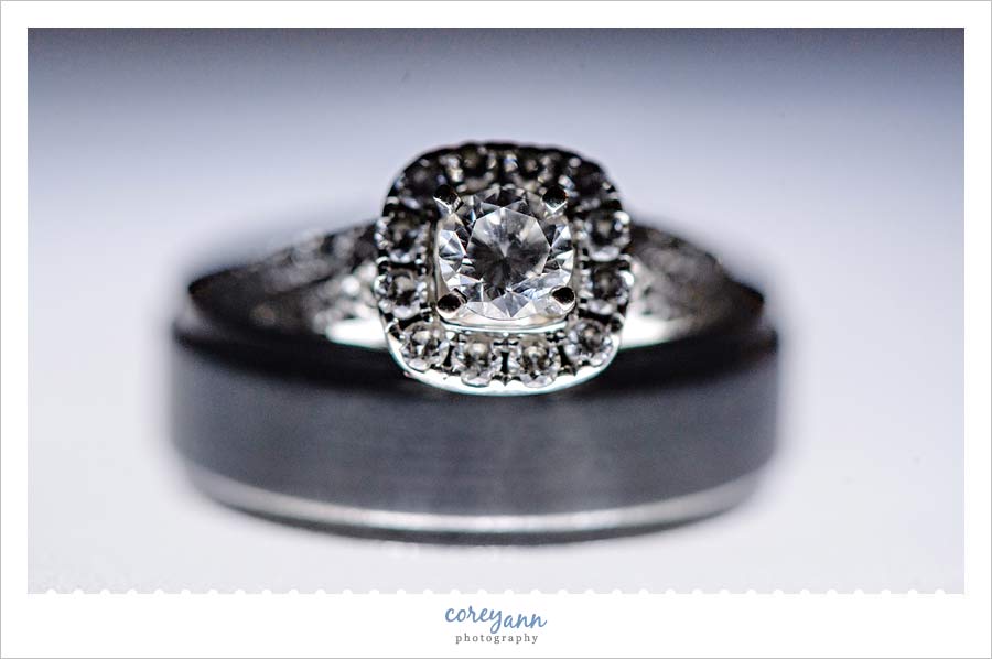 Wedding Rings on Light