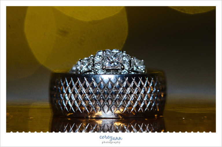 wedding rings at the columbia ballroom