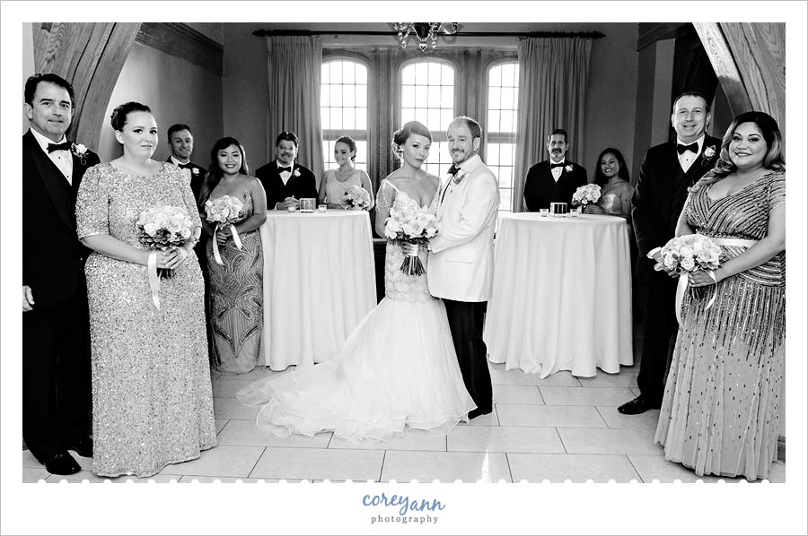 Bridal Party at the Tudor Arms Hotel