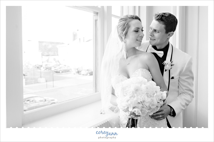 Wedding portrait at the Onesto Event Center in Canton Ohio
