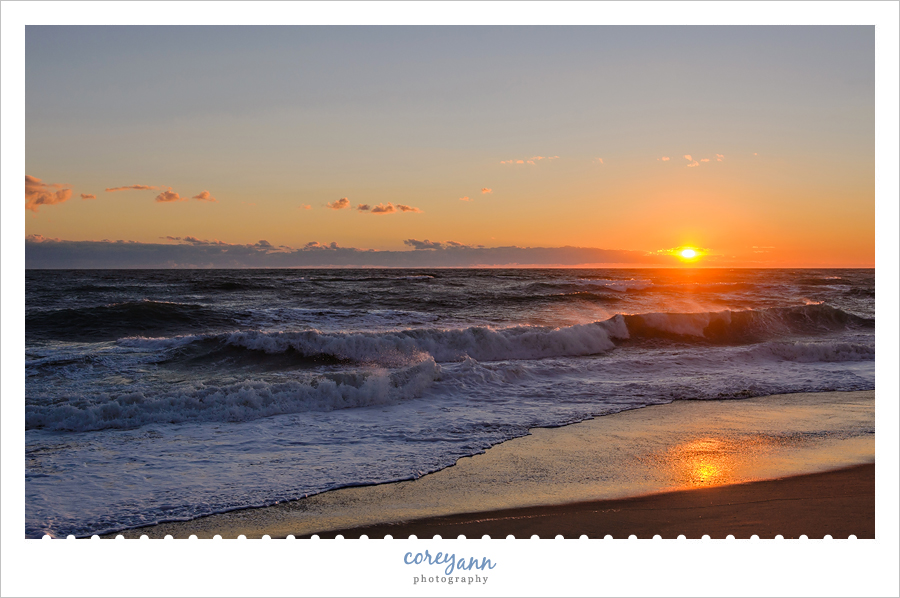 Sun setting on Madaket Beach