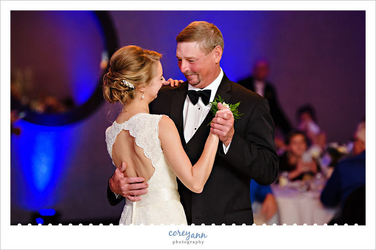 Father daughter first dance at Mr Anthony's
