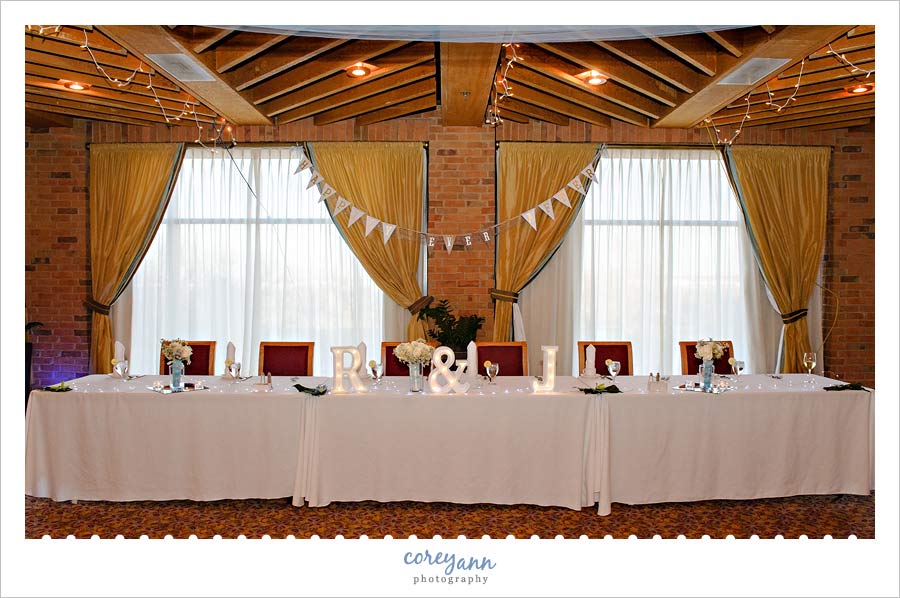 Wedding reception at Inverness Hotel in Colorado