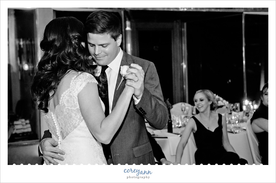 Wedding Reception First Dance at Hyatt Cleveland
