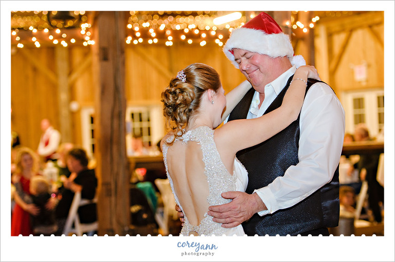 Wedding reception at Brookside Farms in Ohio