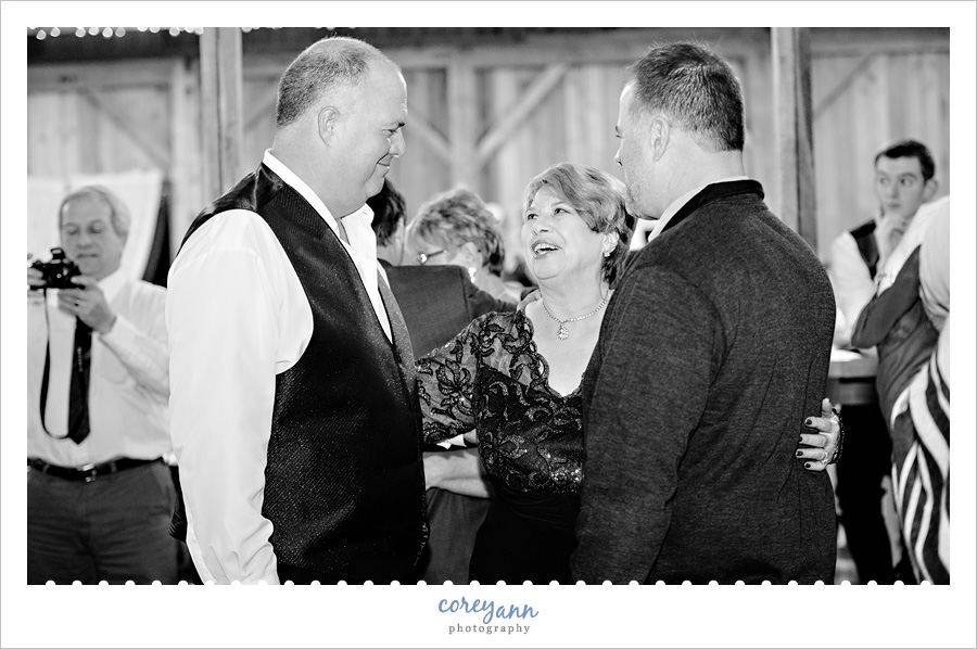 Wedding reception at Brookside Farms in Ohio